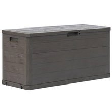 Skrzynia ogrodowa, 280 L, brązowa