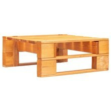   Stołek ogrodowy wykonany z palet, drewno, miodowy brąz