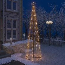   Ozdoba świąteczna w kształcie choinki, 400 LED, ciepły biały