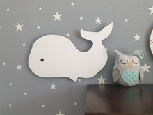 Lampka nocna wielorybek LED na baterie