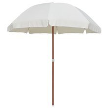 Parasol na stalowym słupku, 240 cm, piaskowy