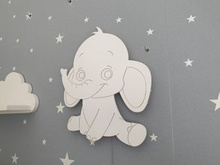 Lampka nocna słonik LED na baterie