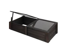 Nadstawka do skrzyni drewniananej do roślin Antracyt