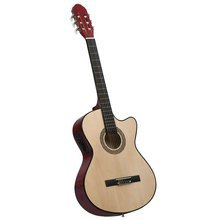   Gitara akustyczna z wycięciem, 6 strunami i equalizerem