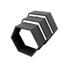 Pólki hexagon 3w1 CZARNE bez plecków