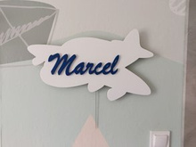 Lampka nocna samolot z imieniem