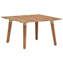   Ogrodowy stolik kawowy, 60x60x36 cm, lite drewno akacjowe