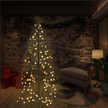   Ozdoba świąteczna w kształcie choinki, 160 LED, 78x120 cm
