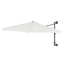   Parasol ścienny na metalowym słupku, 300 cm, piaskowy