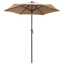   Parasol, taupe, 200 x 211 cm, aluminium