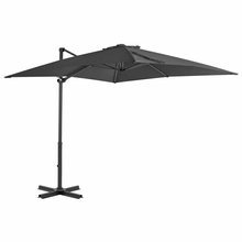   Parasol wiszący z aluminiowym słupkiem, 250x250 cm, antracytowy