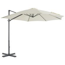   Parasol wiszący z aluminiowym słupkiem, 300 cm, piaskowy