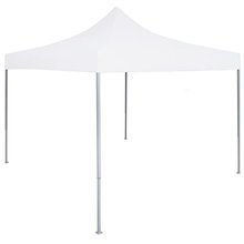   Profesjonalny, składany namiot imprezowy, 3x3 m, stal, biały