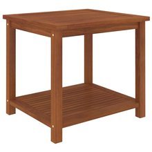   Stolik boczny z litego drewna akacjowego, 45 x 45 x 45 cm