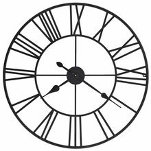   Zegar ścienny, mechanizm kwarcowy, vintage, metal, 80 cm, XXL