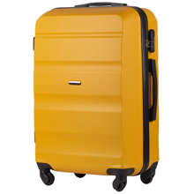 AT01, Średnia walizka podróżna Wings M, Dark Yellow