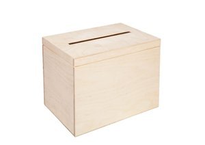 Drewniane pudełko na koperty ślubne