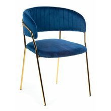 Krzesło Rarity Gold Navy Blue