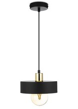 Lampa wisząca BerlinStil 20 cm cz-złota