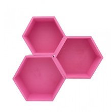 Pólki hexagon 3w1 KWIAT WIŚNI z pleckami