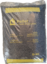 Wysokoenergetyczny pellet z łuski słonecznika [workowany 35kg]