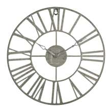 Zegar ścienny vintage szary 36,5 cm